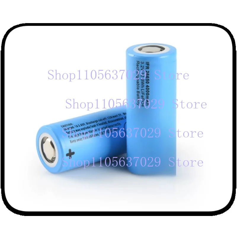 For Soshine 3.2V 4000mAh Rechargeable Battery LiFePO4 26650 Batteries 4000mAh 26650 Battery  Laser Flashlight RC Toys Helicopter