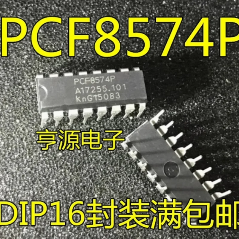 

10 шт./лот PCF8574P DIP16 PCF8574AP PCF8574 ремонт 8-битный ввод/вывод экспан интеллект шины I2C