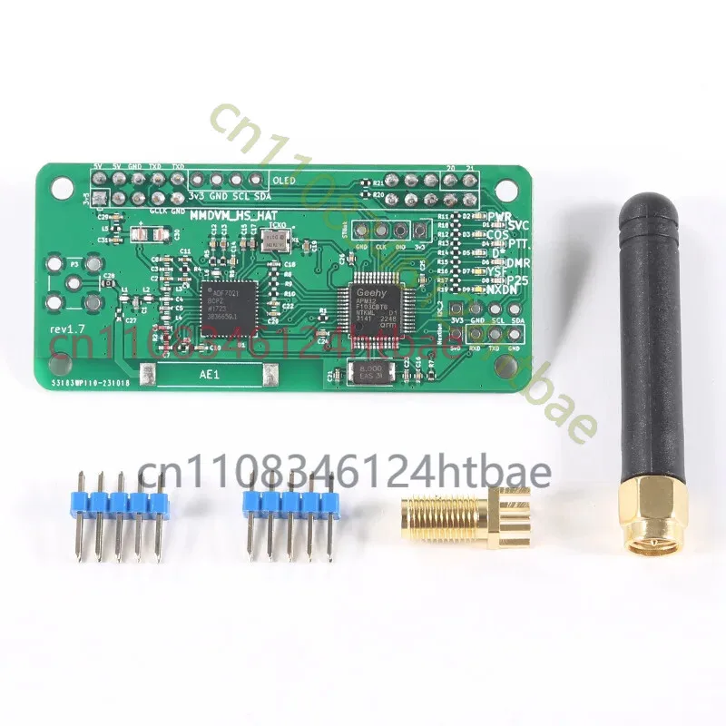 

Dual Band UV Communication Expansion Board for MMDVM Hotspot P25 DMR YSF DSTAR NXDN Raspberry Pi Zero