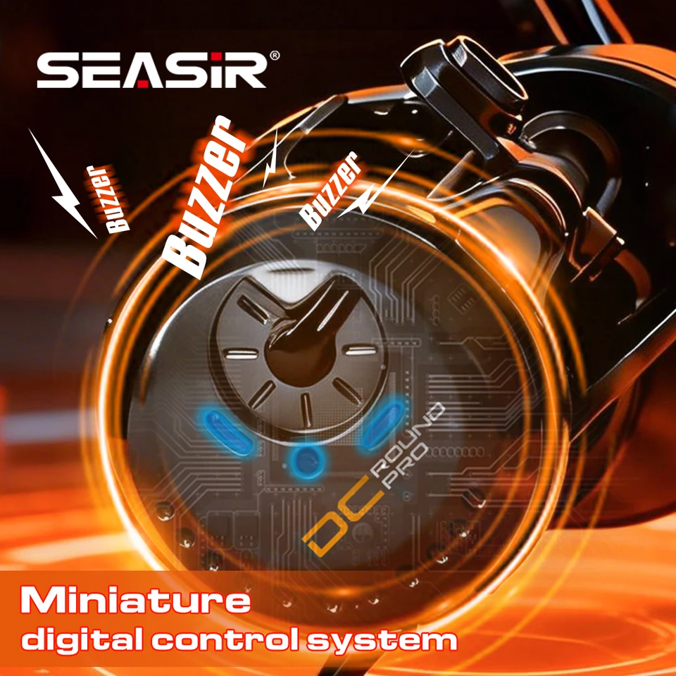 SEASIR DC ラウンドプロ ベイトキャスティングリール デジタル