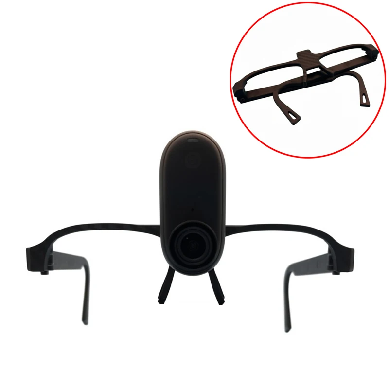 1PCS Magnetic Glasses Frame Mount for DJI Osmo Nano/Insta360 GO3 Vertical Shooting POV Eyeglass Adapter for Daily Recording/Vlog
