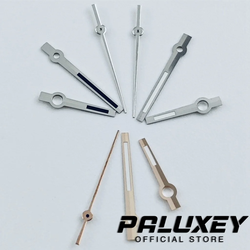 NH35 Watch Hands Set Green Luminous Datejust Style Replacement Needles For NH34 NH35 NH36 NH38 Mechanical Watch DIY Repair Parts