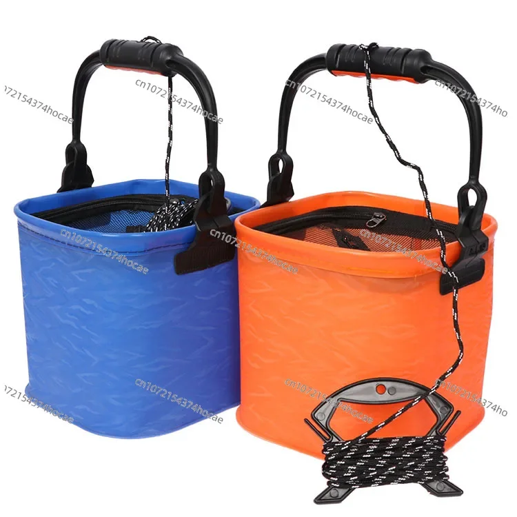 One-Piece Thickened Fishing Bucket, Fishing Gear Multi-Functional Outdoor Fishing Bucket