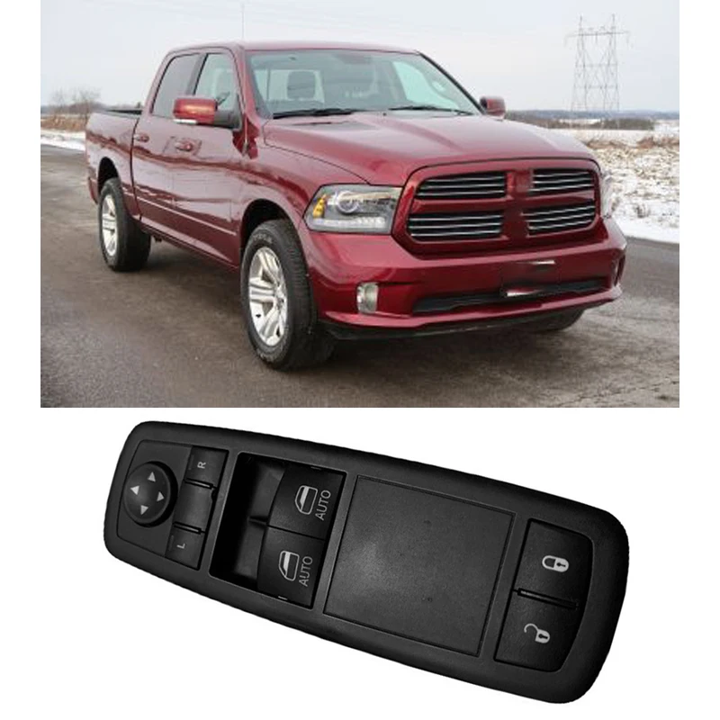 Front Left Door Power Window Switch 68148893AB for 2013-2017 DODGE RAM 1500 2500 3500 4500 5500