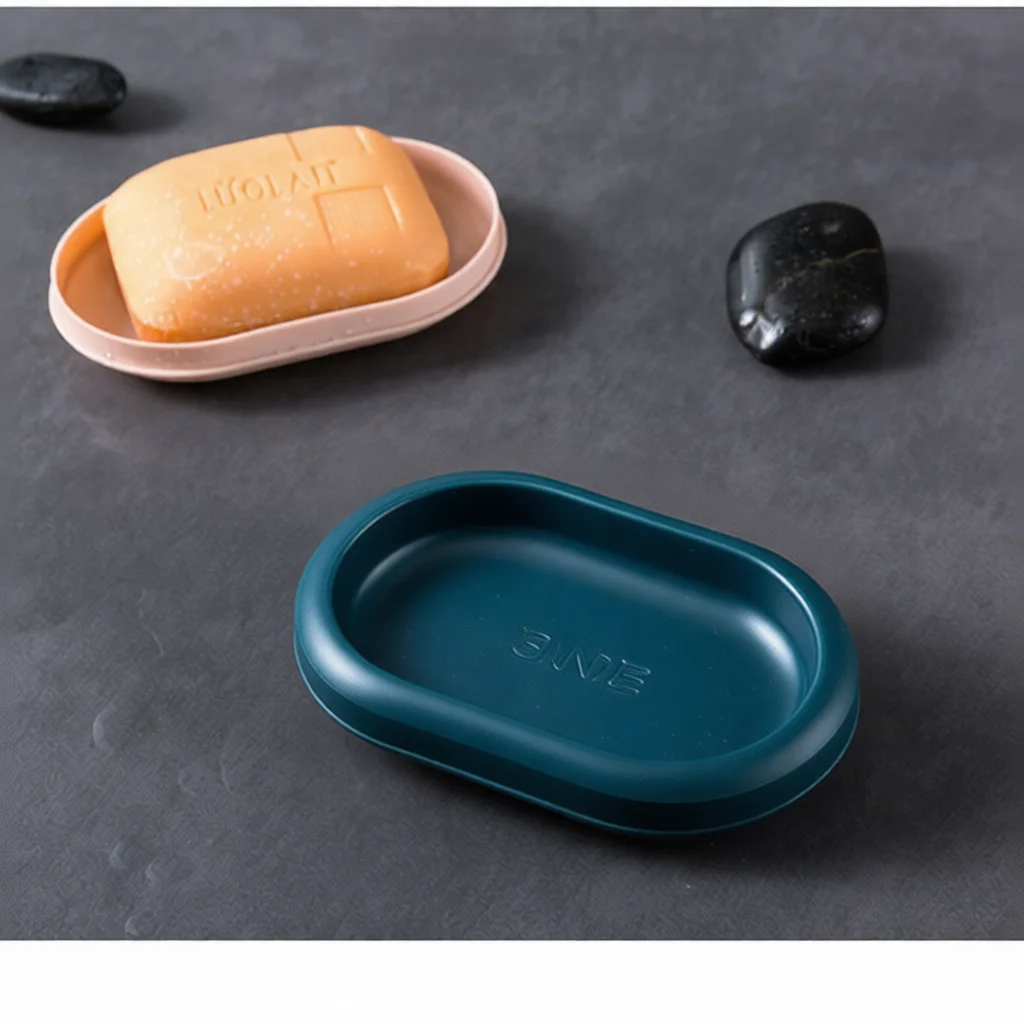 Travel Soap Container Sealed Waterproof Case Candy Color Plastic Box For Bathroom Hiking Camping Toiletries Storage Holder