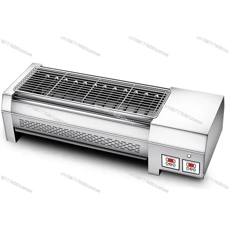 Professional Smokeless Electric Grill with Automatic Constant Temperature - Perfect for Lamb Skewers & All Kinds of Grilling