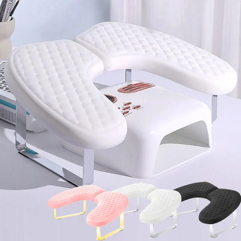 Nail Art U-Shaped hand pillow Soft Removable Detachable Nail Arm Rest Manicure Pad mat Manicurist Special Tools for Nail Salons