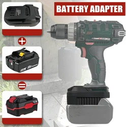 Adaptador convertidor de batería de iones de litio, herramienta de taladro eléctrico para Makita de 18V, Parkside de 20V, MT20PAR