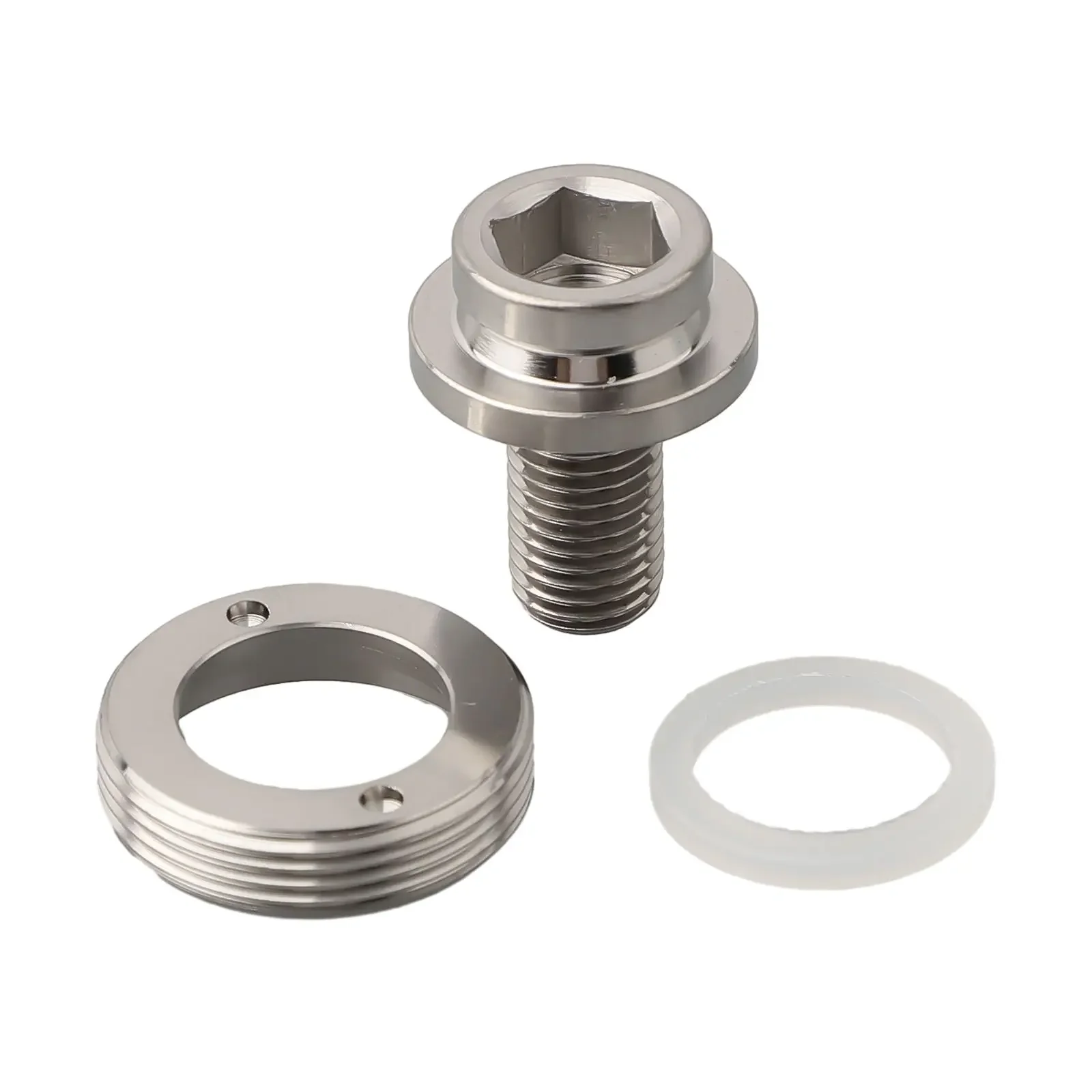 Durable High Quality Bottom Bracket Screw Bolt M8*15 No Rust Practical Replacement Titanium Alloy With Dust Cover