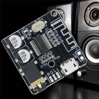 Shoppingstore BT5.0 Audio Receiver+One-To-Two Audio Cable Parts MP3 Bluetooth Decoder Lossless Car Speaker Audio Amplifier Board