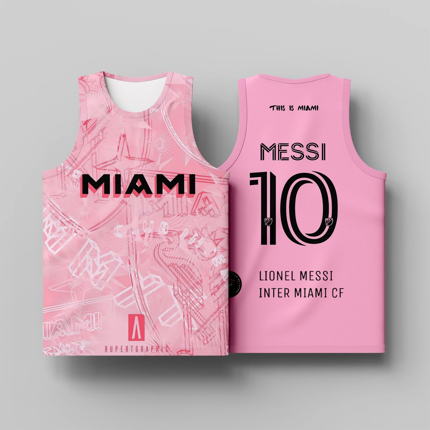 2025 Summer Men's Sleeveless Vest New Arrival 3D Printing Messi Basketball Jersey #10 Breathable Sweat-Absorbing Sport T-Shirt