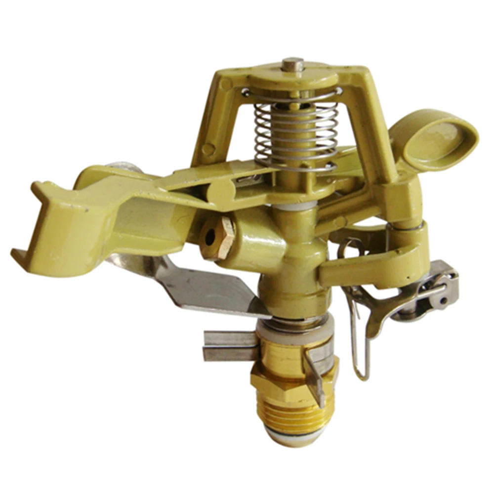 1/2 3/4 inch Metal Pulsating Sprinkler 360 Degree Rocker Arm Rotating Lawn Watering Sprinklers for Garden Irrigation System