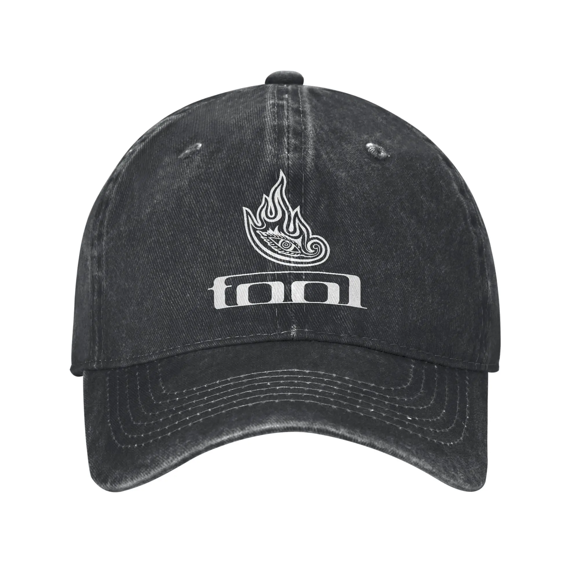 Tools Band Rock Baseball Cap Distressed Denim  Snapback Hat Unisex Style Outdoor Golf Adjustable Cap