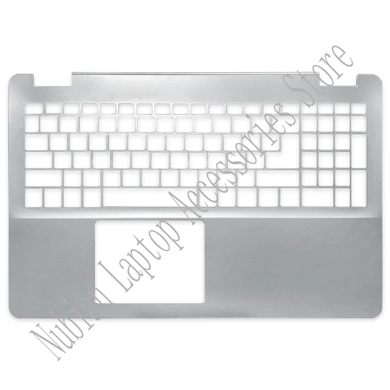 Imagem -05 - Nova Caixa do Portátil para Dell Inspiron 15 5584 P85f Lcd Capa Traseira Moldura Dianteira Dobradiças Encosto de Mãos Case Inferior Traseira Superior Capa Traseira Prata