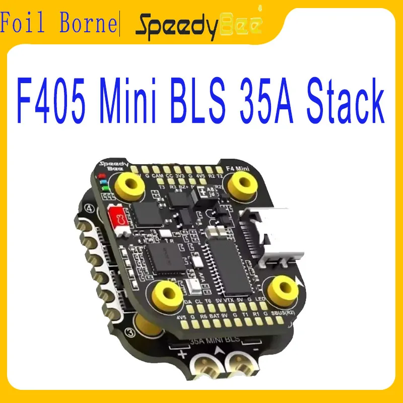 

SpeedyBee F405 Mini BLS 35A 20x20 Stack F405 Flight Controller 35A BLHELI_S 4in1 ESC 3-6S LIPO for FPV Freestyle Drones
