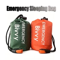 Emergency Sleeping Bag Survival Blanket Thermal Mylar Bivy Sack Lightweight Waterproof Portable Shelter For Camping Hiking