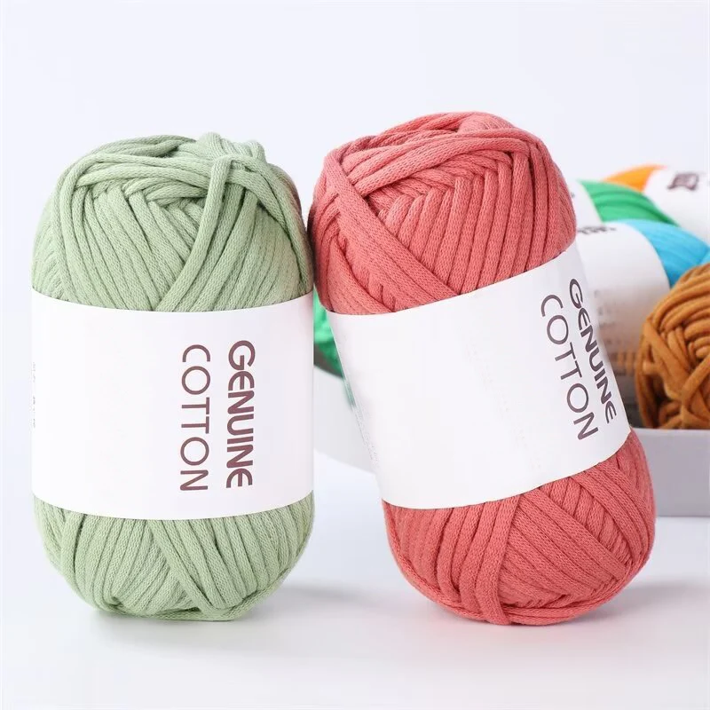 150g de algodón genuino con núcleo de algodón hueco, hilo de algodón con leche, gancho de ganchillo, bufanda para zapatos, bolsa, sombrero, manta tejida hecha a mano, Kit de Material, hilo, 1 pieza = 3 piezas = 150 gramos