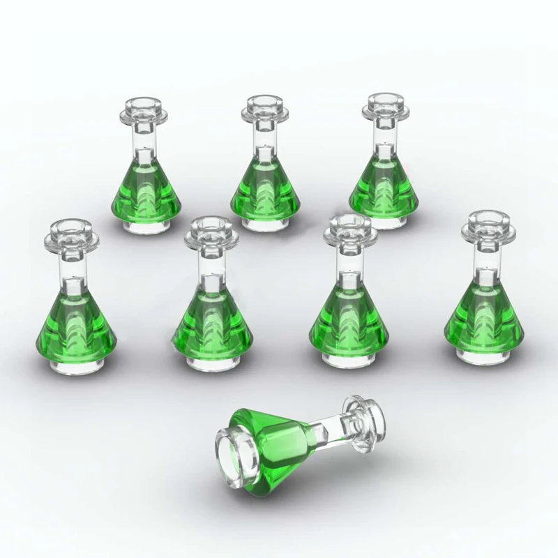 10PCS BZB MOC 93549 Pharmacy Bottle Technical Building Block Brick Parts Kids DIY Brain Game High-tech Toys Best Gifts