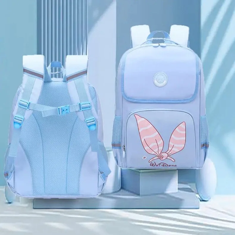 Grade 1-3-6 Children Cute Bow-knot Fashion Large Capacity Schoolbags New Girl Princess sweet Comfortable Trendy Backpacks Hot