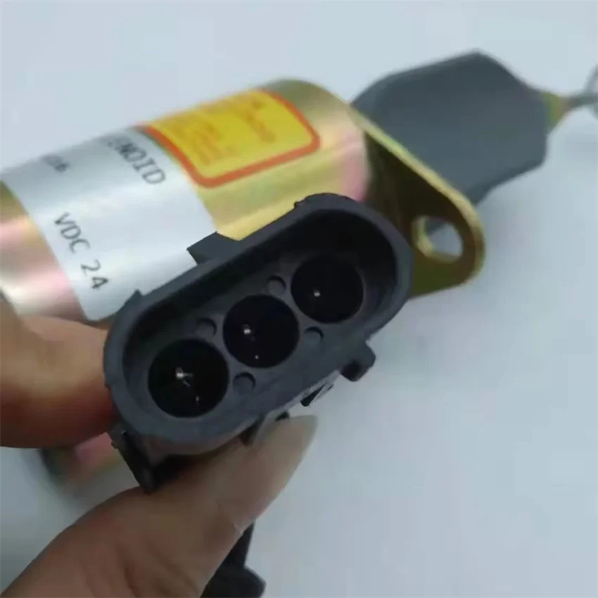 ディーゼルエンジン用遮断ソレノイド,24V, 3970416 kg,大宇,掘削機部品