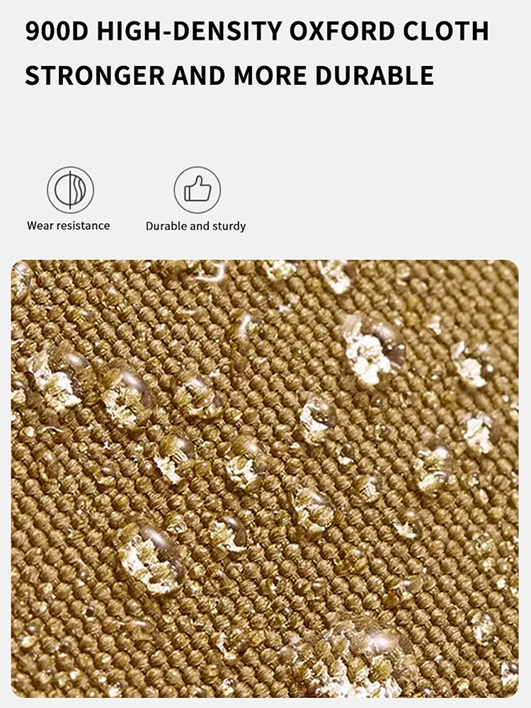 1 Schwarz/Braun/Armeegrün/Tarnfarben Optional Camping Isolierte Outdoor-Camping-Schüssel Becher Aufbewahrungstasche – Detail 3