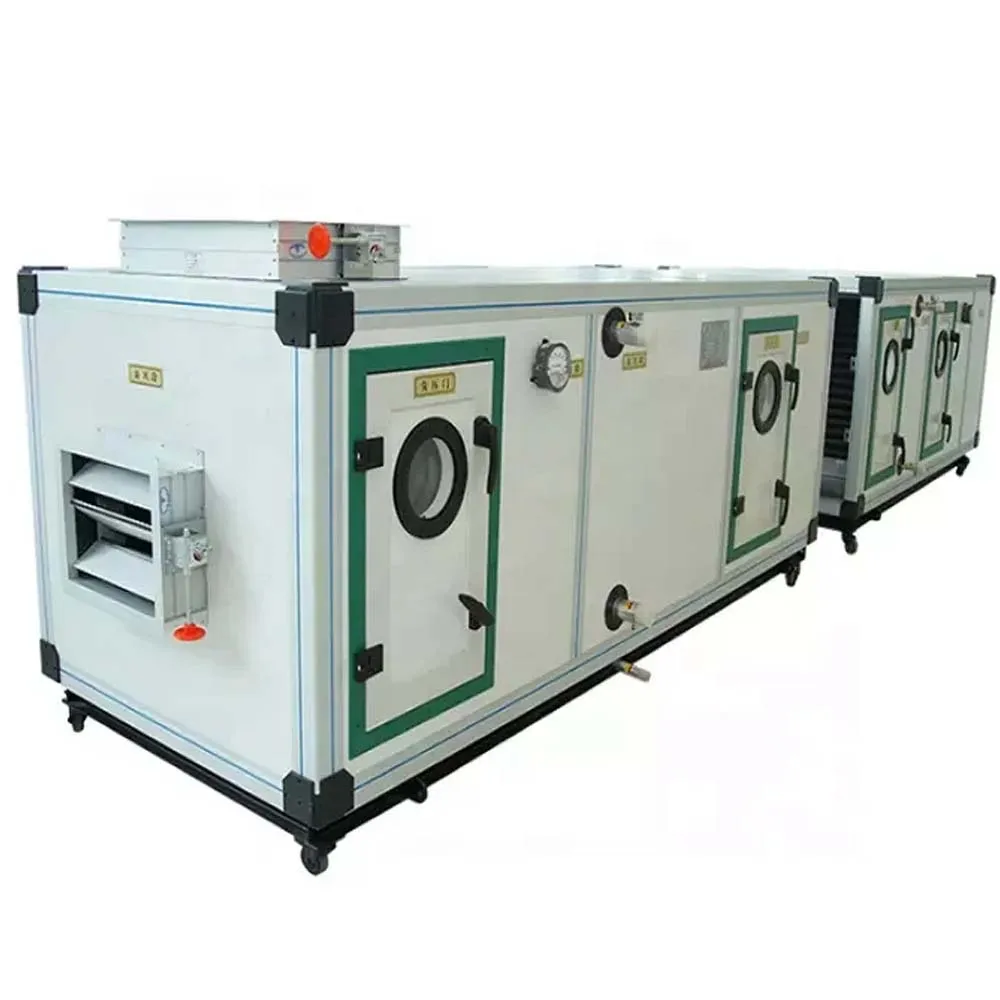 HVAC System Chilled Water Cooler Return air or Fresh air Conditioner AHU air Handling Unit for Project with Heat Pump or Chiller