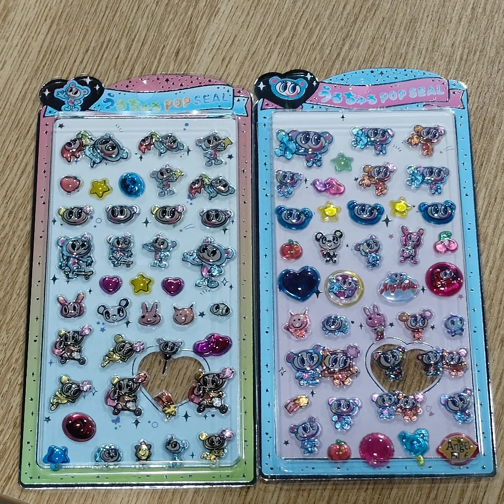 

Синие 3D-наклейки из смолы Blue Angel для японских чехлов для телефонов - милые кавайные DIY-декорации для мальчиков и девочек