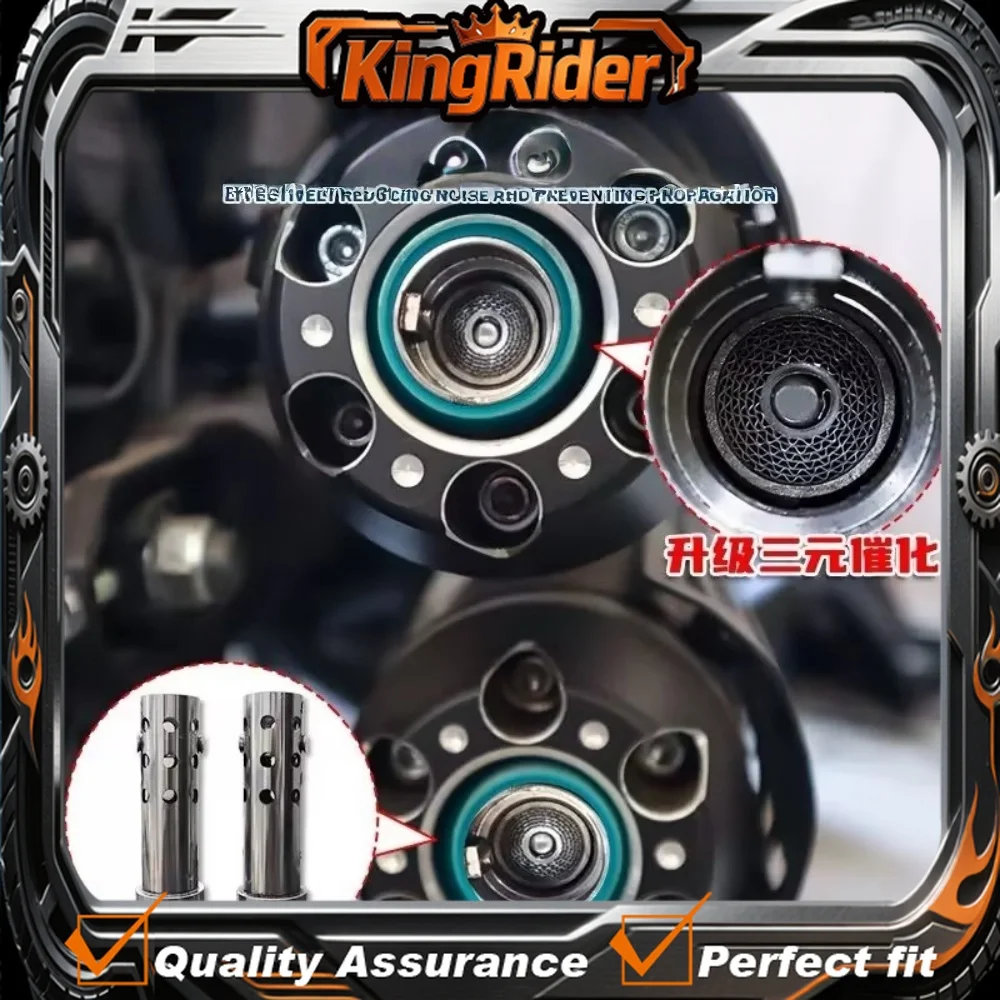 

【Supreme quality】Genuine exhaust muffler and noise reduction valve for BENDA Napoleon Bob 500 and Chinchilla 500