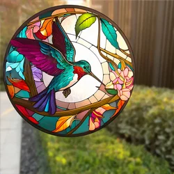 Flying Hummingbird Anti-collision Car RV Home Decoration Static Cling Glass Stickers Adhesive Free Window Electrostatic Decal#14