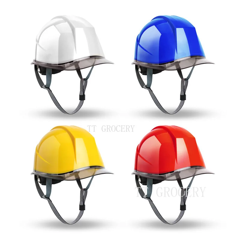 Light Safety Helmet - Breathable Mesh Liner Adjustable Fit for All-Day Construction Labor Protection The Brim of A Hat