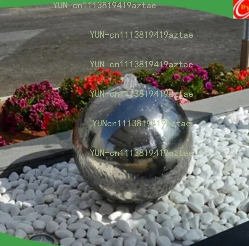Garden and interior home decoration Waterfall fountain Stainless steel ball fountain water function Ball water function