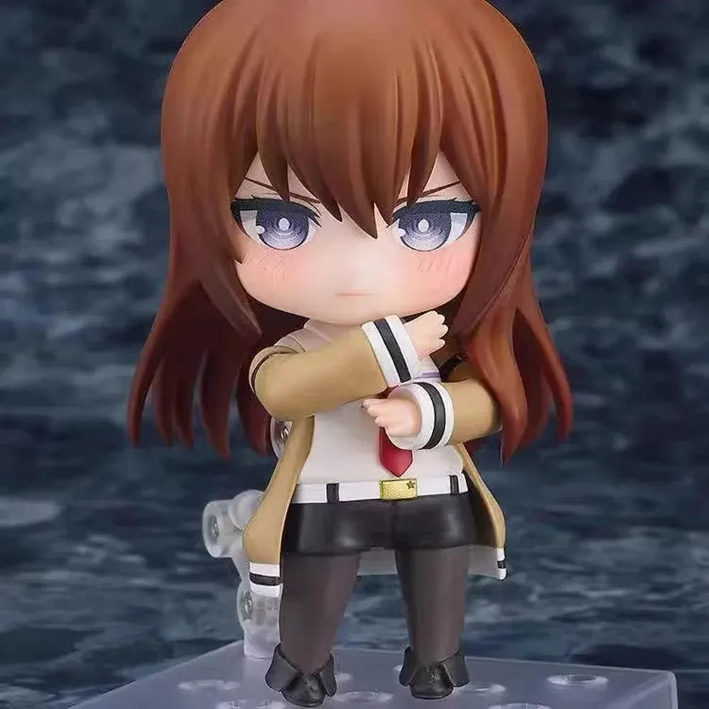 Figura de ação # 2521 Steins Gate Anime Figura Kurisu Makise Amane Suzuha/Shiina Mayuri Estatueta Modelo Colecionável Boneca Brinquedos Presente