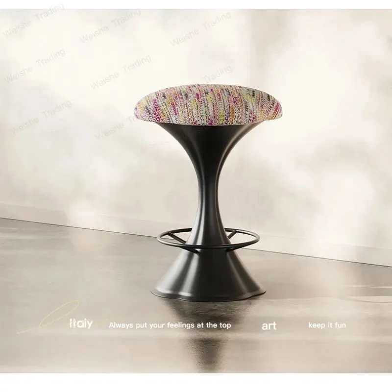 

Minimalist design small fragrant wind makeup high stool new bedroom wabi sandy stool