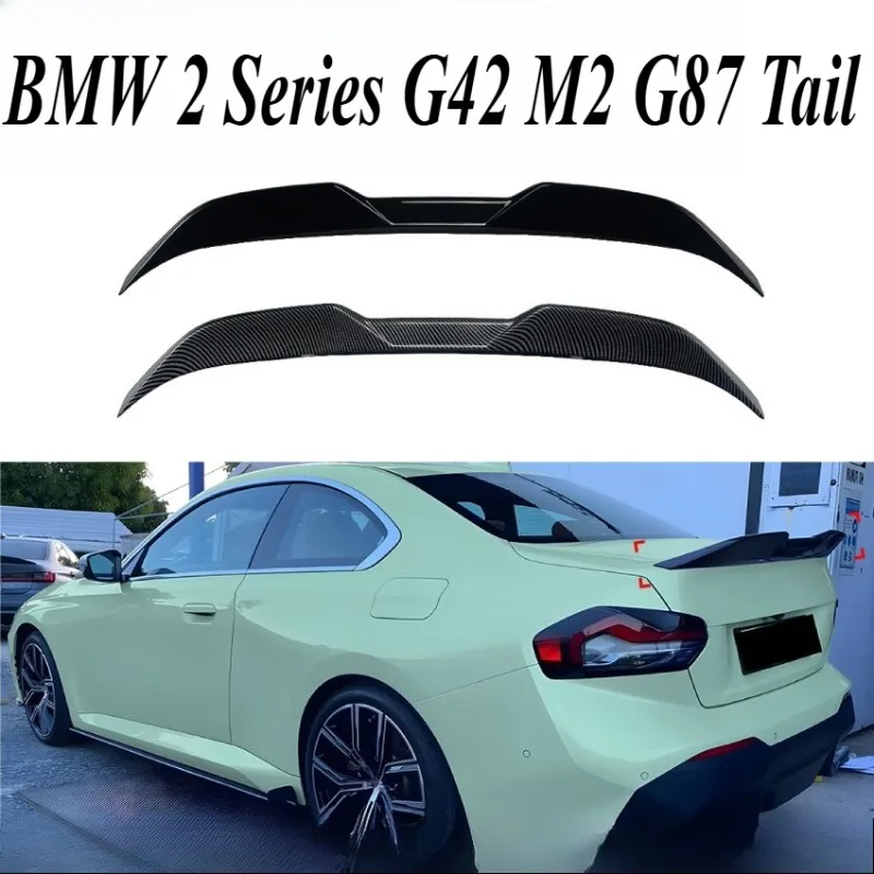 

For BMW 2 Series G42 G87 2022+ New High Quality Rear Spoiler Wing Sport Style Direct Fit Exterior Styling Upgrade Body Kit Parts