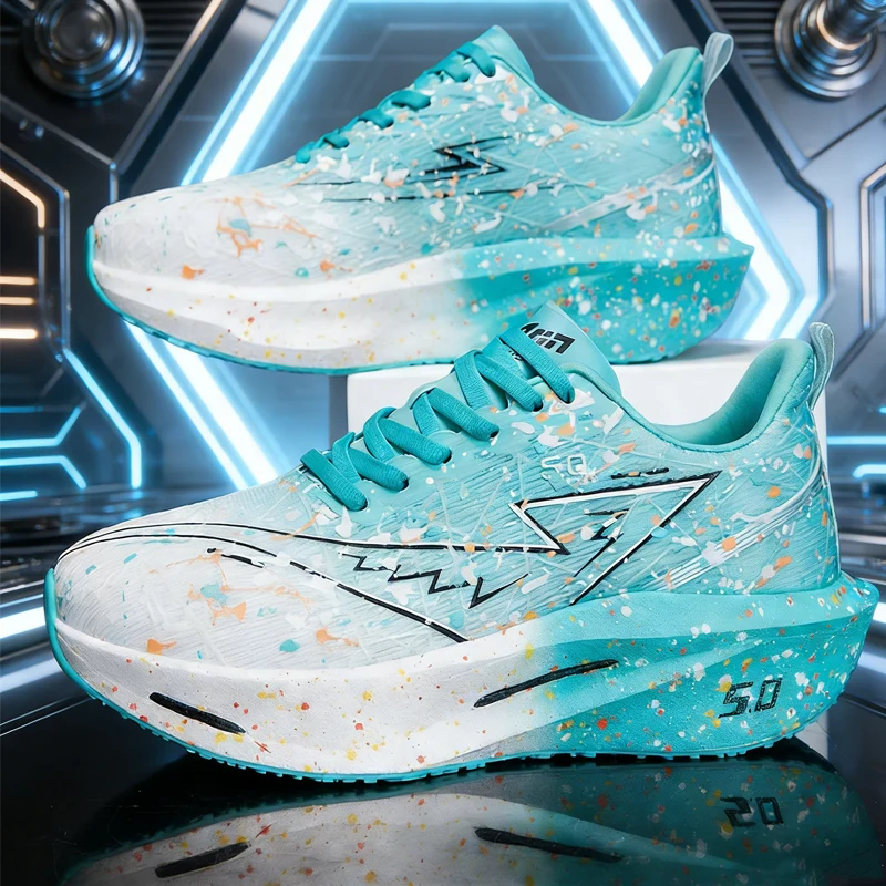 

Кроссовки для бега с карбоновой пластиной, специализированные для марафона, мужские спортивные, дышащие, легкие, женские, удобные, атлетические, нескользящие кроссовки