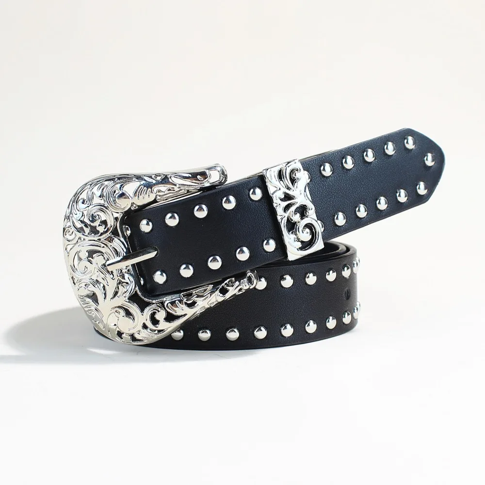 

Европейский и американский ремень, женский индивидуальный тренд, бархатный панк, пряная девушка с джинсами, дизайнерский женский ремень, модные аксессуары на талию