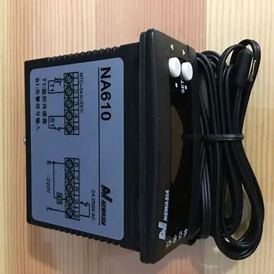 Controle de Temperatura 220v Display Temperatura Controlador Refrigeração Cinto Sensor 2m Na610