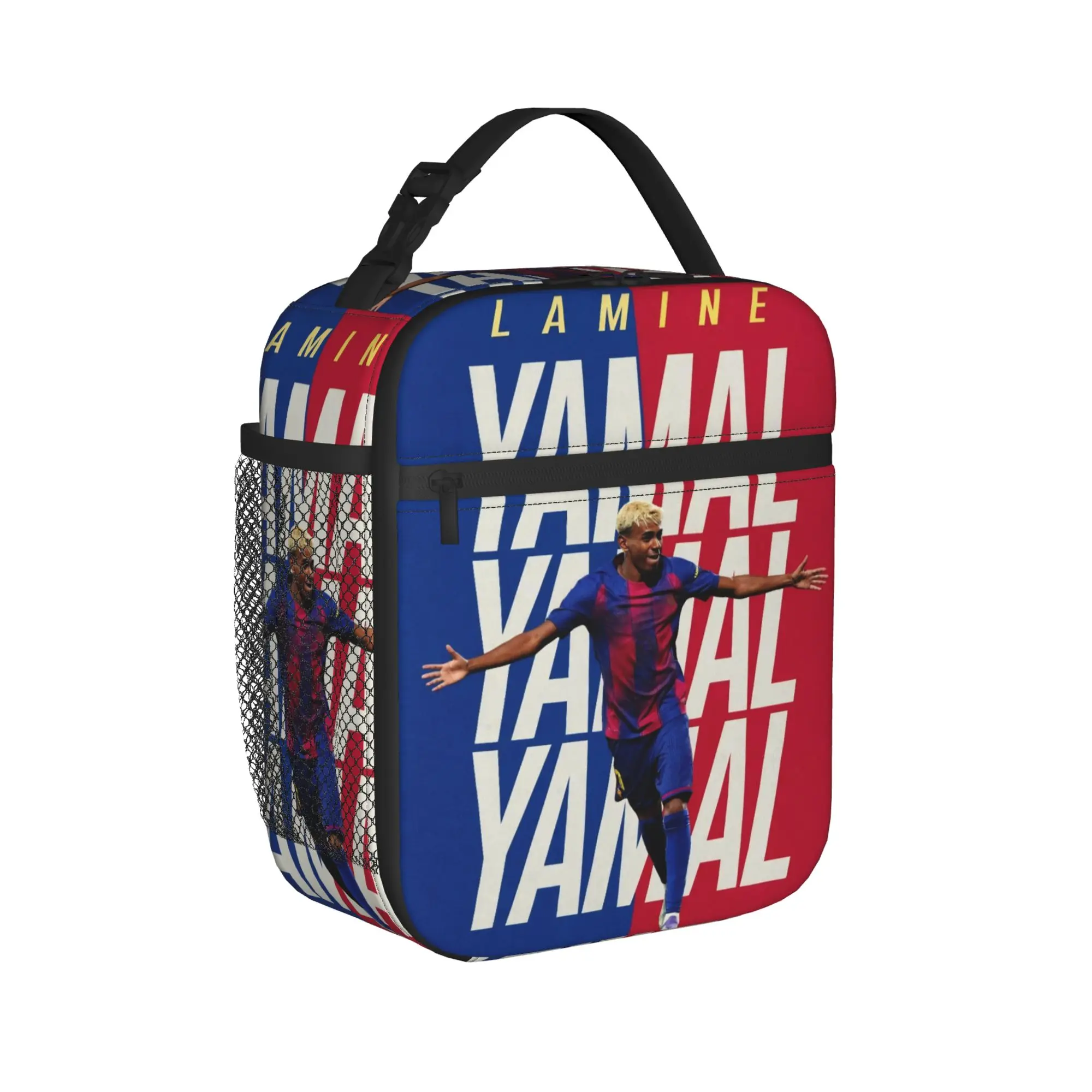 Lamine Y-Yamal Insulated Lunch Bag Leakproof Football Soccer Reusable Thermal Bag Tote Lunch Box Office  Travel Girl Boy