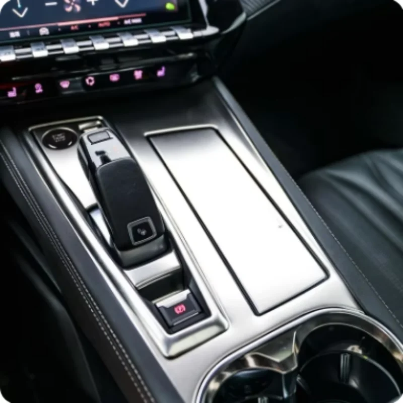 For Peugeot 508 2019-2023 steering wheel/air outlet/glass switch/gear shift interior decoration accessories