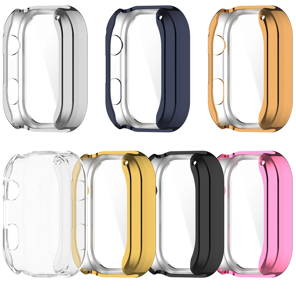 حافظة واقية غطاء شل لساعة Xiaomi Band 8/9 Pro حافظات إطار لساعة Redmi 4/5/6 6 5 4 ملحقات حماية للشاشة من البولي يوريثان