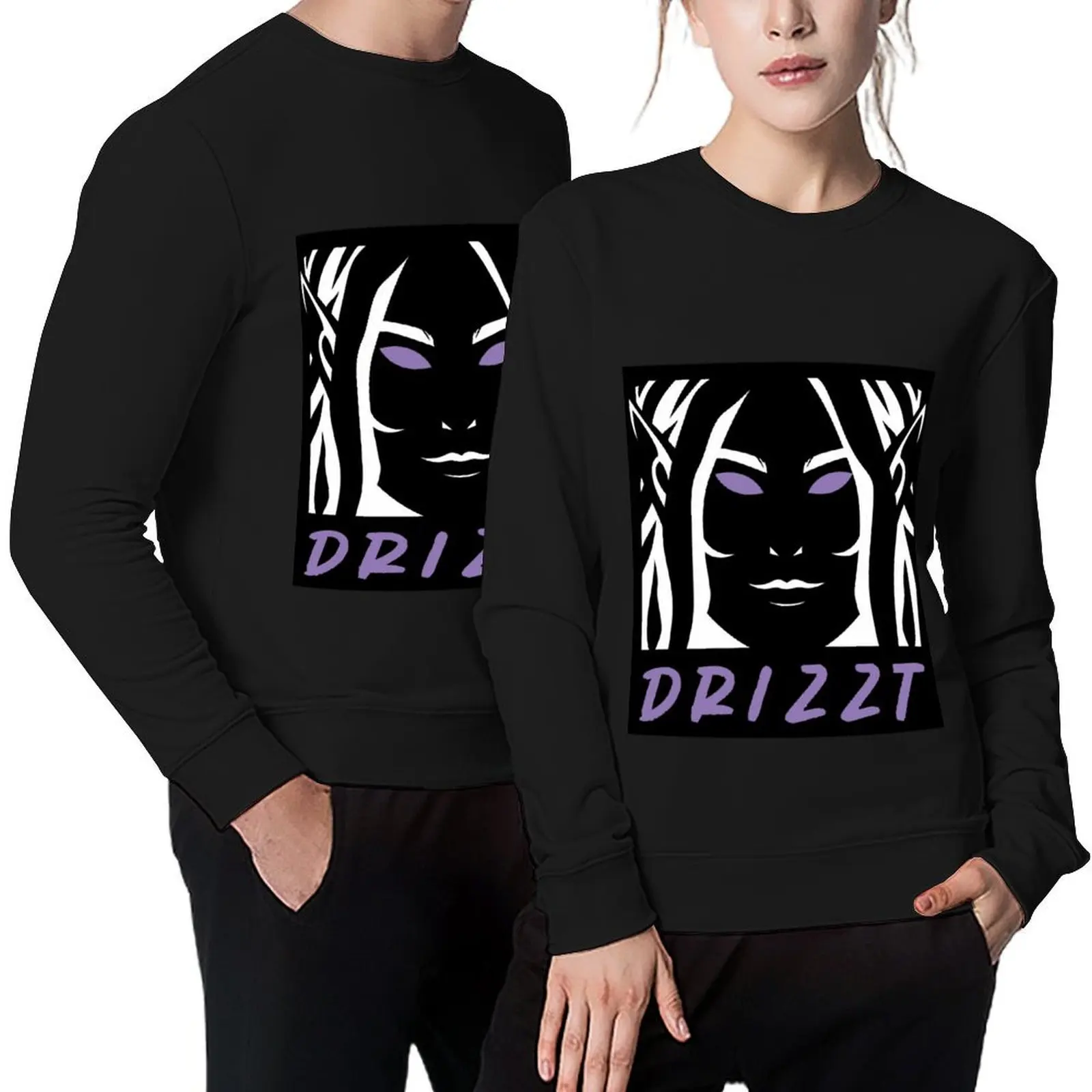 

Drizzt Icon Graphic \t Pullover blouse mens designer clothes men's winter sweater men's sweat-shirt set oversize sweatshirt