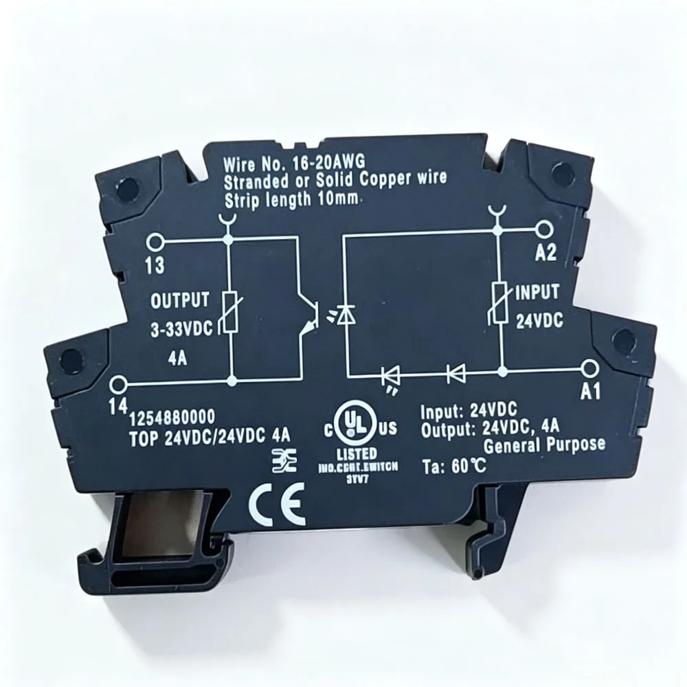 Brand new original solid-state relay TOP 24VDC/24VDC 4A 1254880000 module