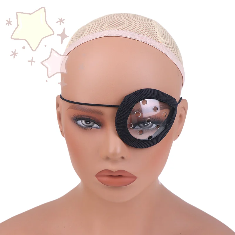 Mascarilla de ojos transparente porosa para cirugía post oftálmica, cubierta de protección contra colisiones con comodidad de ribete suave