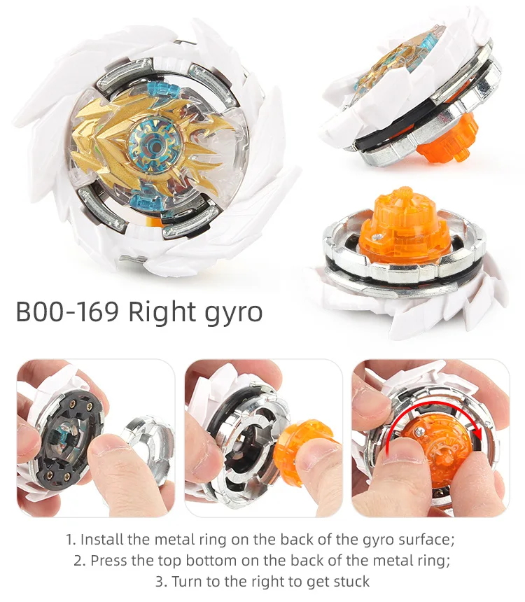 Burst Surge GT Metal Fusion Toy Gyro Launchers Toupie Metal Tops Fafnir Burst Spinning Bey Blades Toys