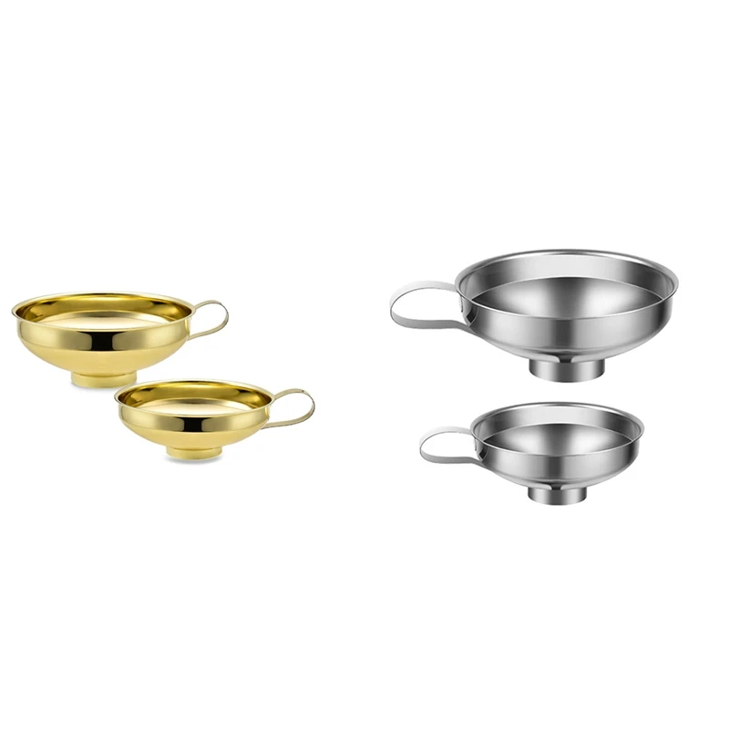 A96K-ステンレス鋼家庭用広口漏斗サラダドレッシング大口径漏斗ジャム漏斗