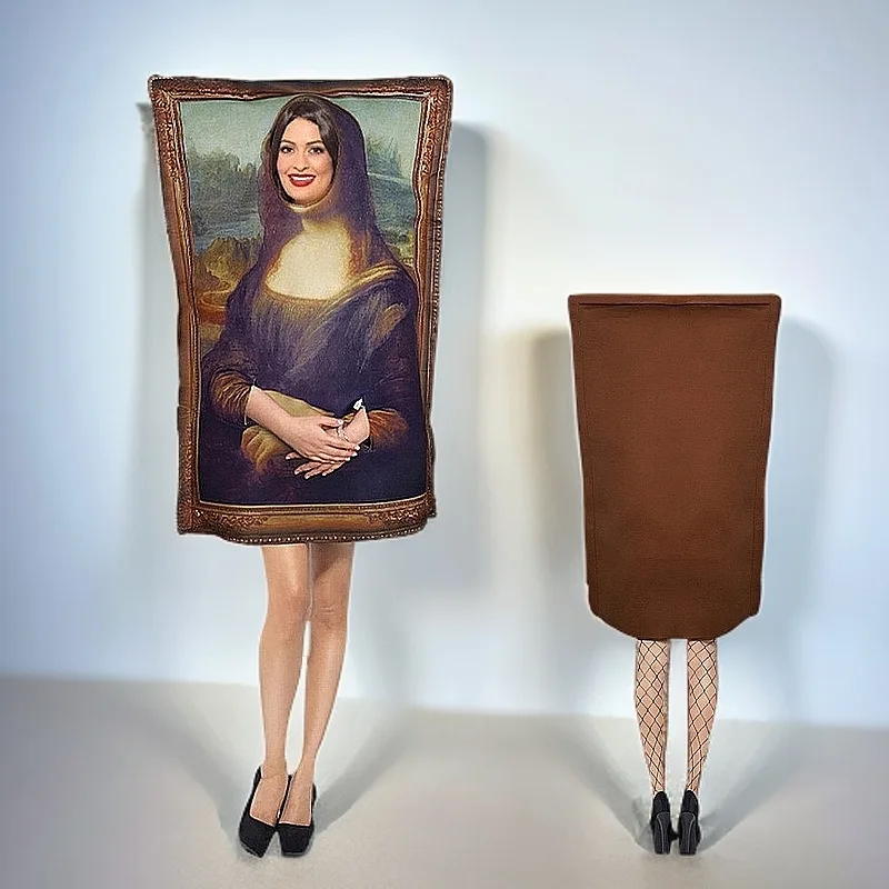 

M İmoween Par Костюм для выступлений Веселая шутка Фрески Одежда Activi Китайский традиционный сценический костюм