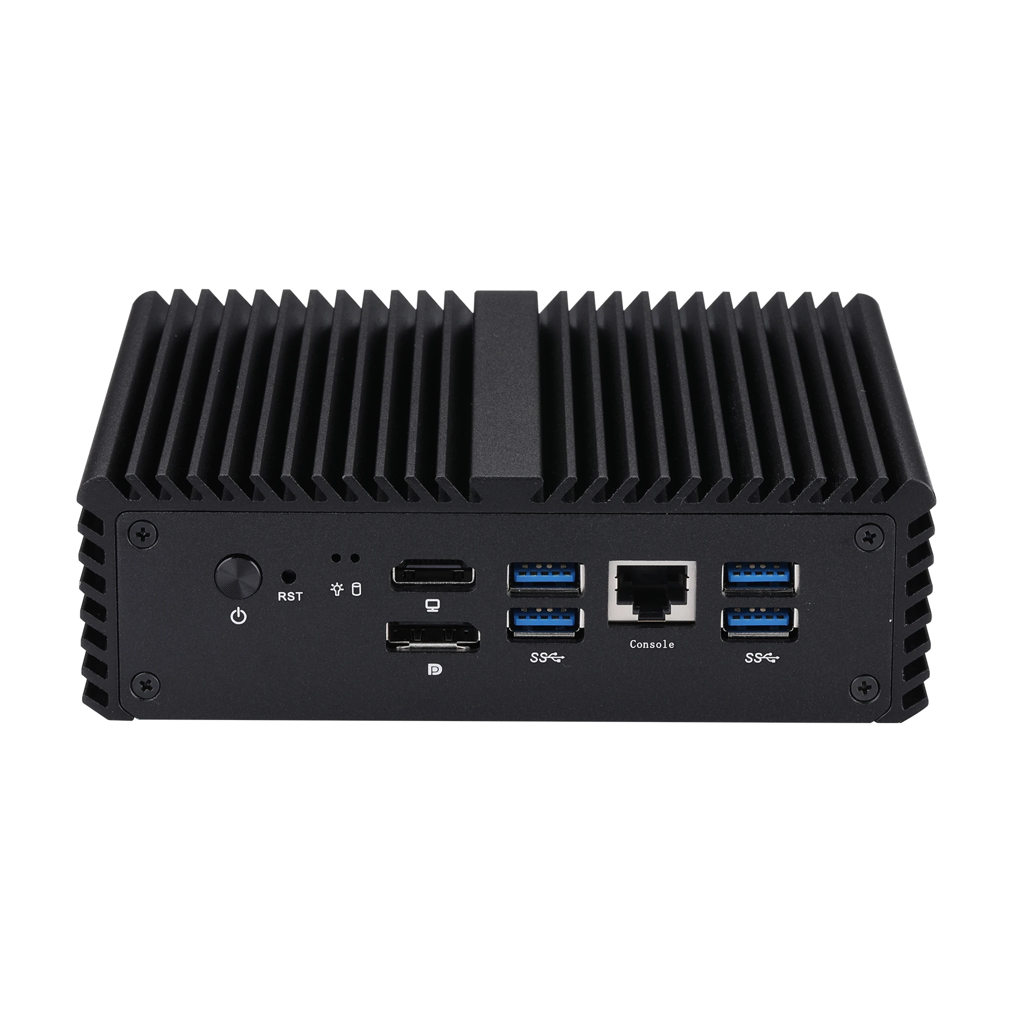 Мини-компьютер Qotom 6*2,5G Lan, 8th Celeron 4305U 10th i3 10110U i5 10210U i7 10710U Мини-ПК 6 LAN