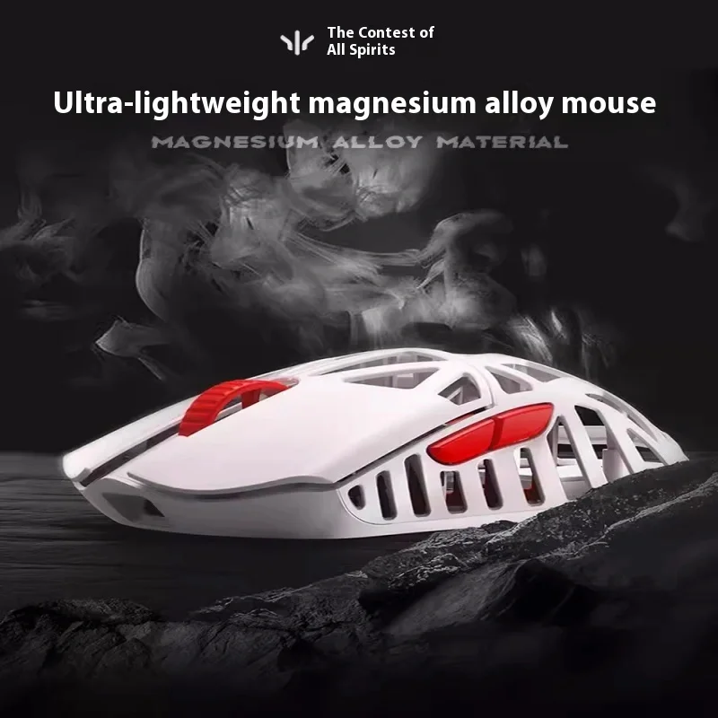 

Wanling Lightweight Magnesium Alloy Flower Beast Mini8k Esports Wireless Wired Gaming Mouse Is Lightweight And Portable