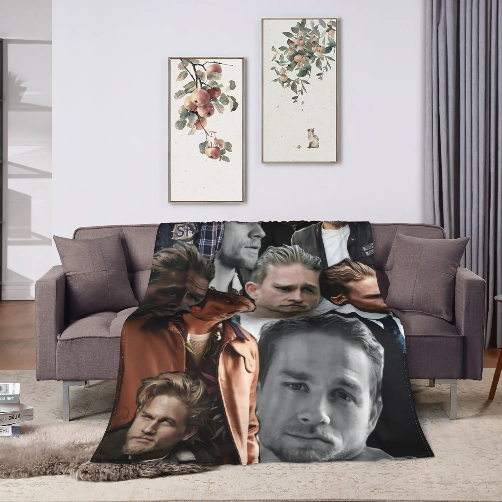 تشارلي هونام مونستر إد جين قصة البطانيات جودة لينة الدافئة الفراش يلقي الربيع كرسي أريكة سرير مضحك المفرش #2