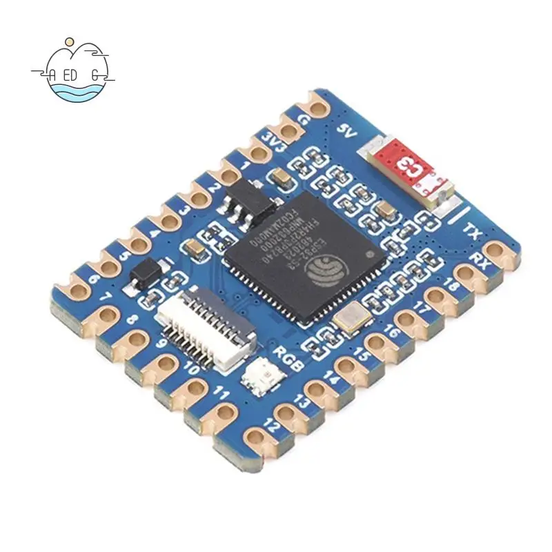 

AED6-ESP32-S3-Tiny Development Board Kit+FPC Cable Bluetooth LE+2.4G Wifi ESP32-S3FH4R2 ESP32-S3 Mini Development Board